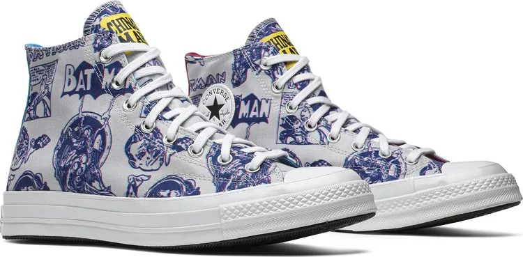 Converse DC Comics x Chinatown Market x Chuck 70 High 3D Batman Print Sneakers, White