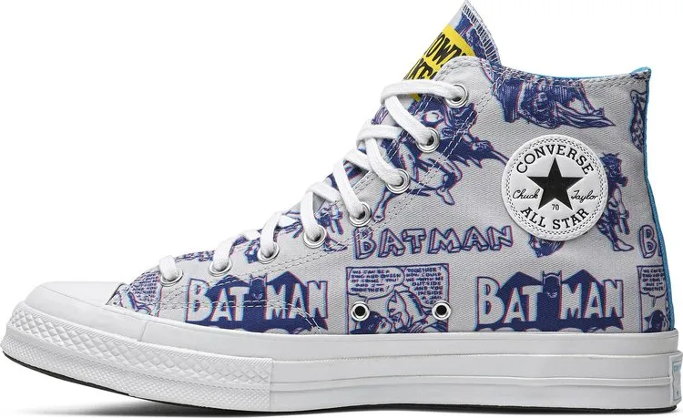 Converse DC Comics x Chinatown Market x Chuck 70 High 3D Batman Print Sneakers, White