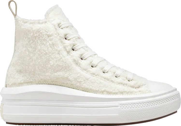 Converse Wmns Chuck Taylor All Star Move High Perfect Is Not Perfect Sneakers - Egret, white