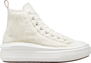 Converse Wmns Chuck Taylor All Star Move High Perfect Is Not Perfect Sneakers - Egret, white