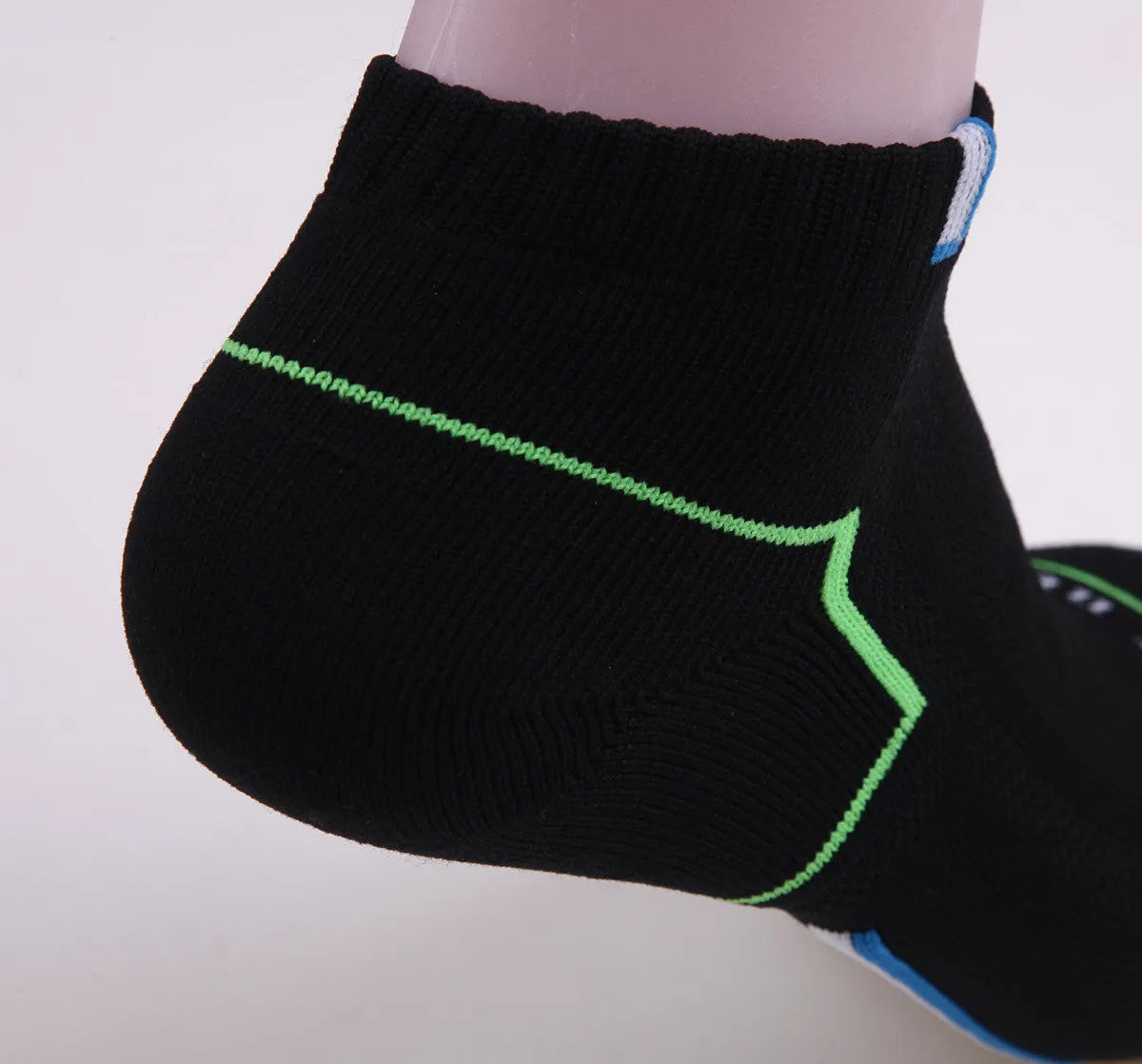 COOLMAX Professional Running Socks - Plantar Fasia Support - Black - Size UK 7 - 11