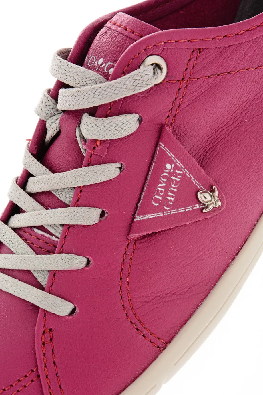 CRAVO & CANELA LOLLY Magenda Leather Sneakers