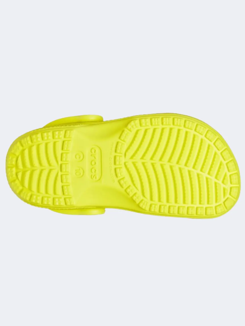 Crocs Classic Kids Lifestyle Slippers Yellow/Acidity