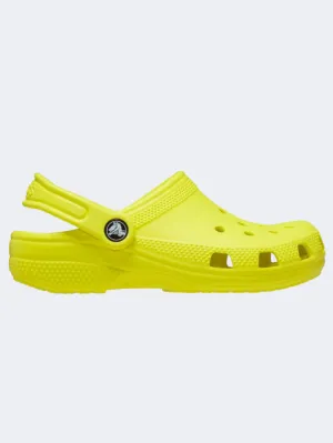 Crocs Classic Kids Lifestyle Slippers Yellow/Acidity