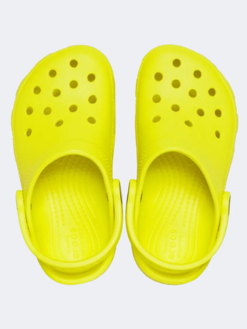 Crocs Classic Kids Lifestyle Slippers Yellow/Acidity