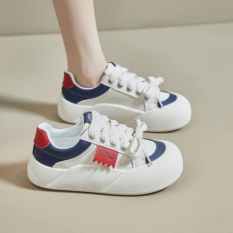 Cross Lace-up Tennis Sneakers