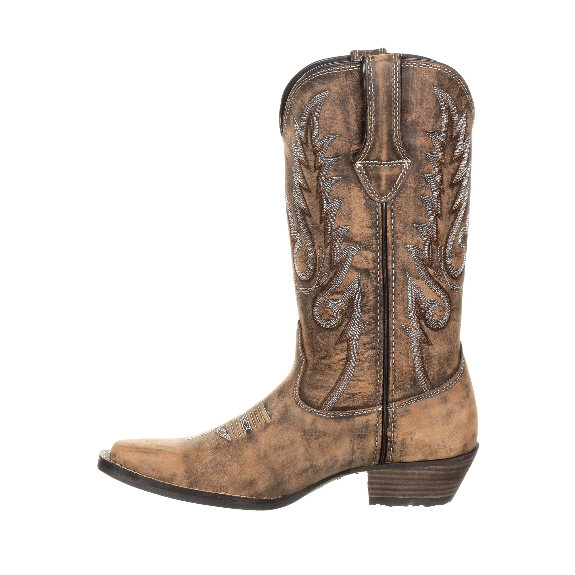 Durango Womens Brown/Tan Leather Dreamcatcher Cowboy Boots