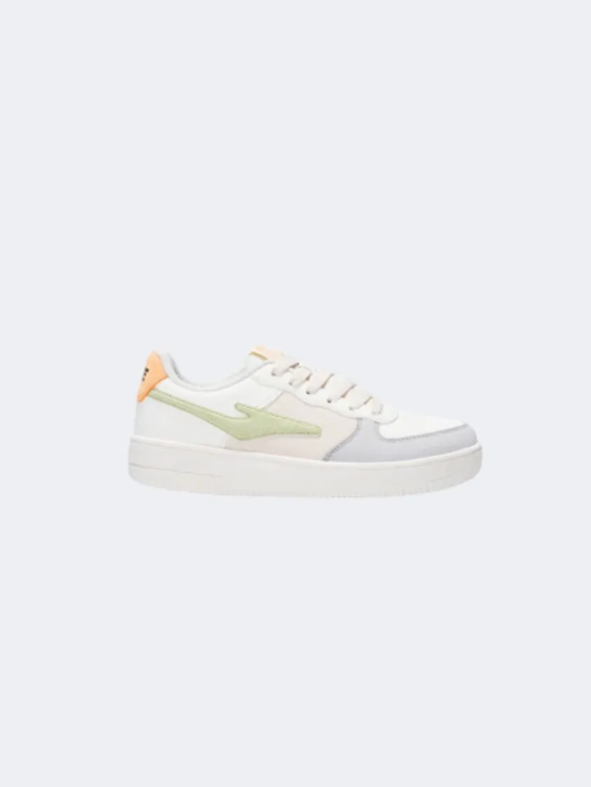 Erke Skateboard Women Lifestyle Shoes White/Green