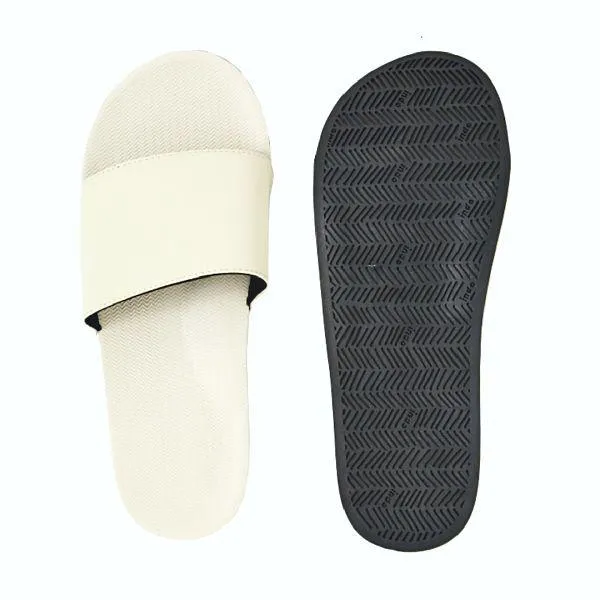 ESSNTLS Mens Slides - Sea Salt White