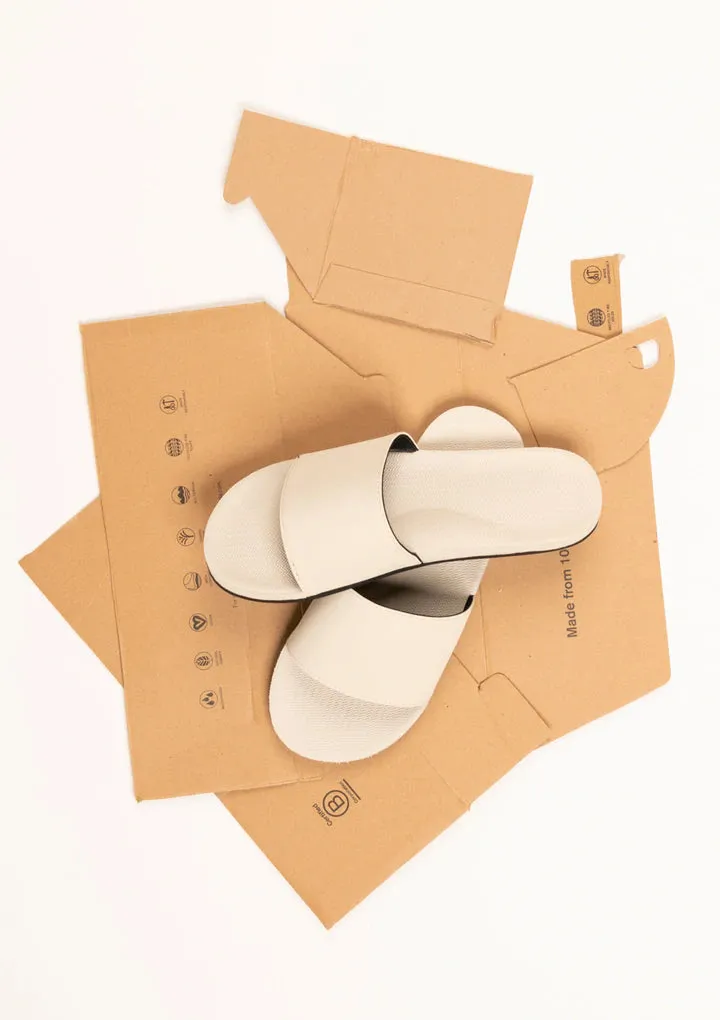 ESSNTLS Mens Slides - Sea Salt White