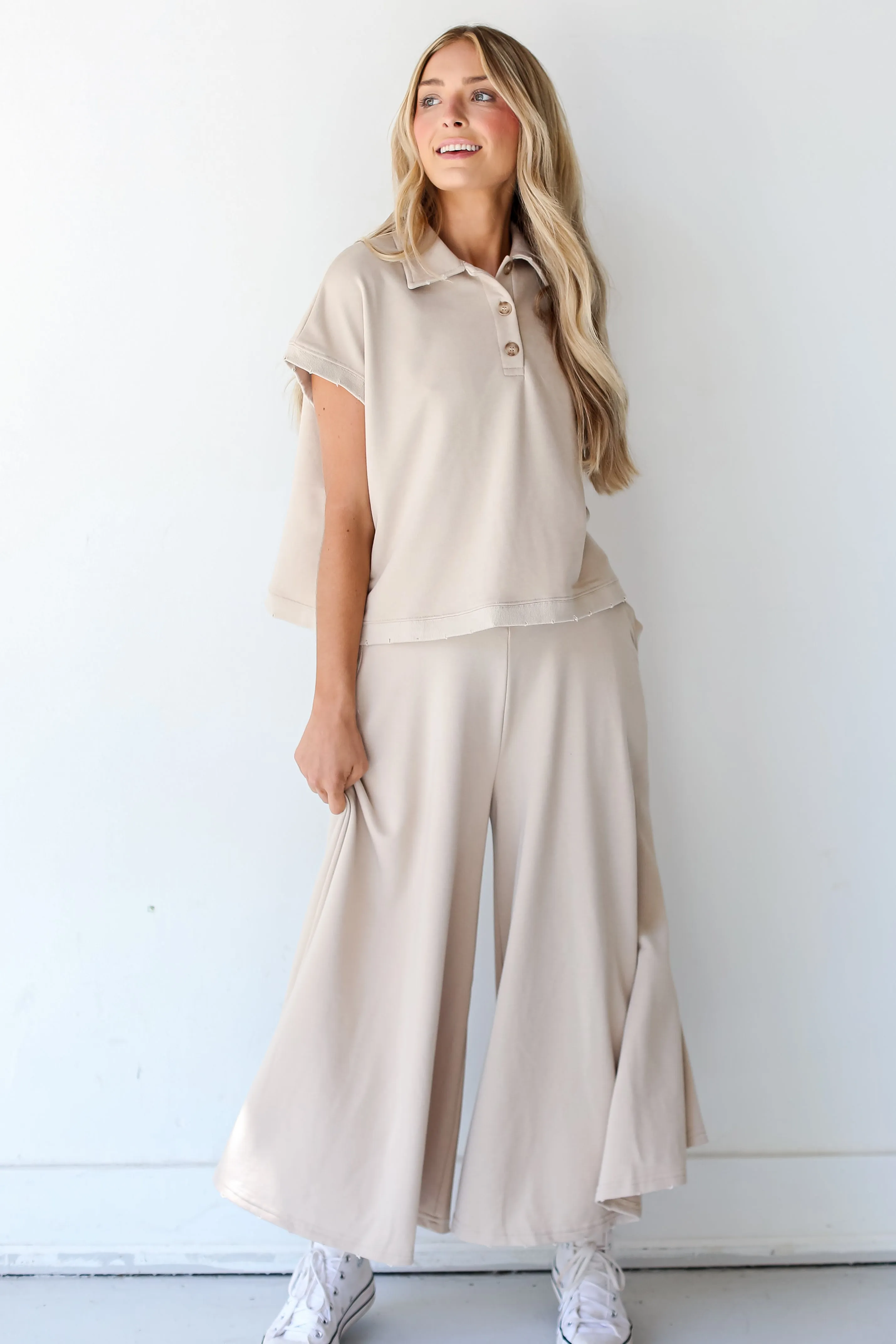 FINAL SALE - Lovely Daydream Wide Leg Pants