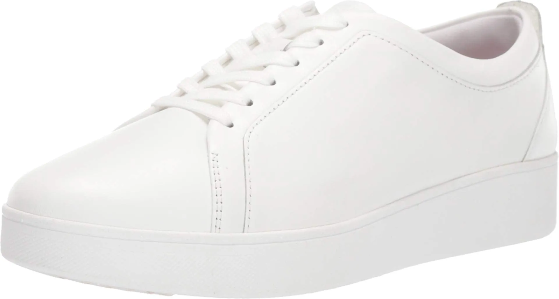 FitFlop Women's Rally Tennis Sneaker-Leather-Updated, Urban White