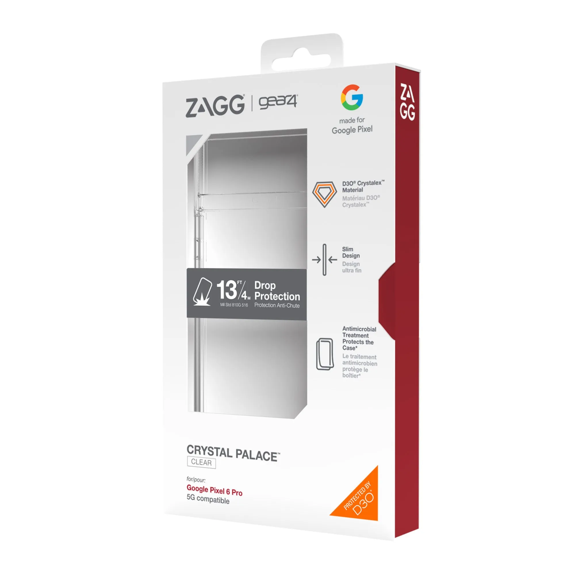 Google Pixel 6 Pro Gear4 D3O Clear Crystal Palace Case - 15-09410