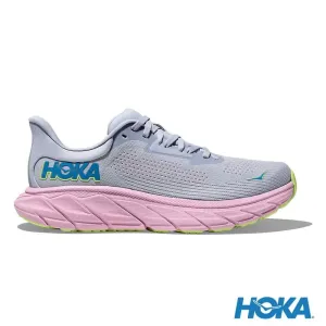 HOKA 女 Arahi 7 寬楦 路跑鞋 海鷗灰/粉色 1147890GLP