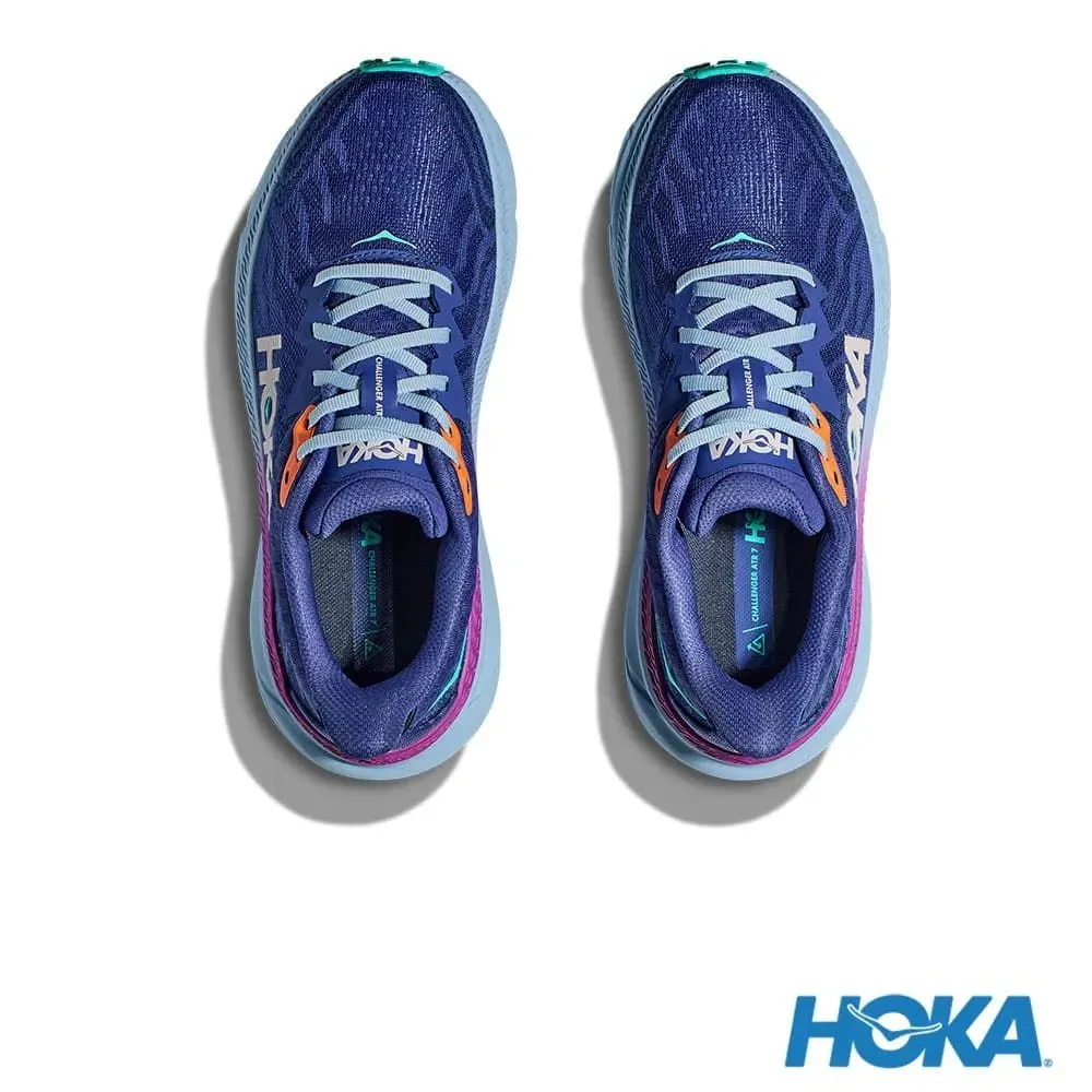 HOKA 女 Challenger 7 寬楦 全地形鞋 午夜藍/細雨藍 1134500ESK