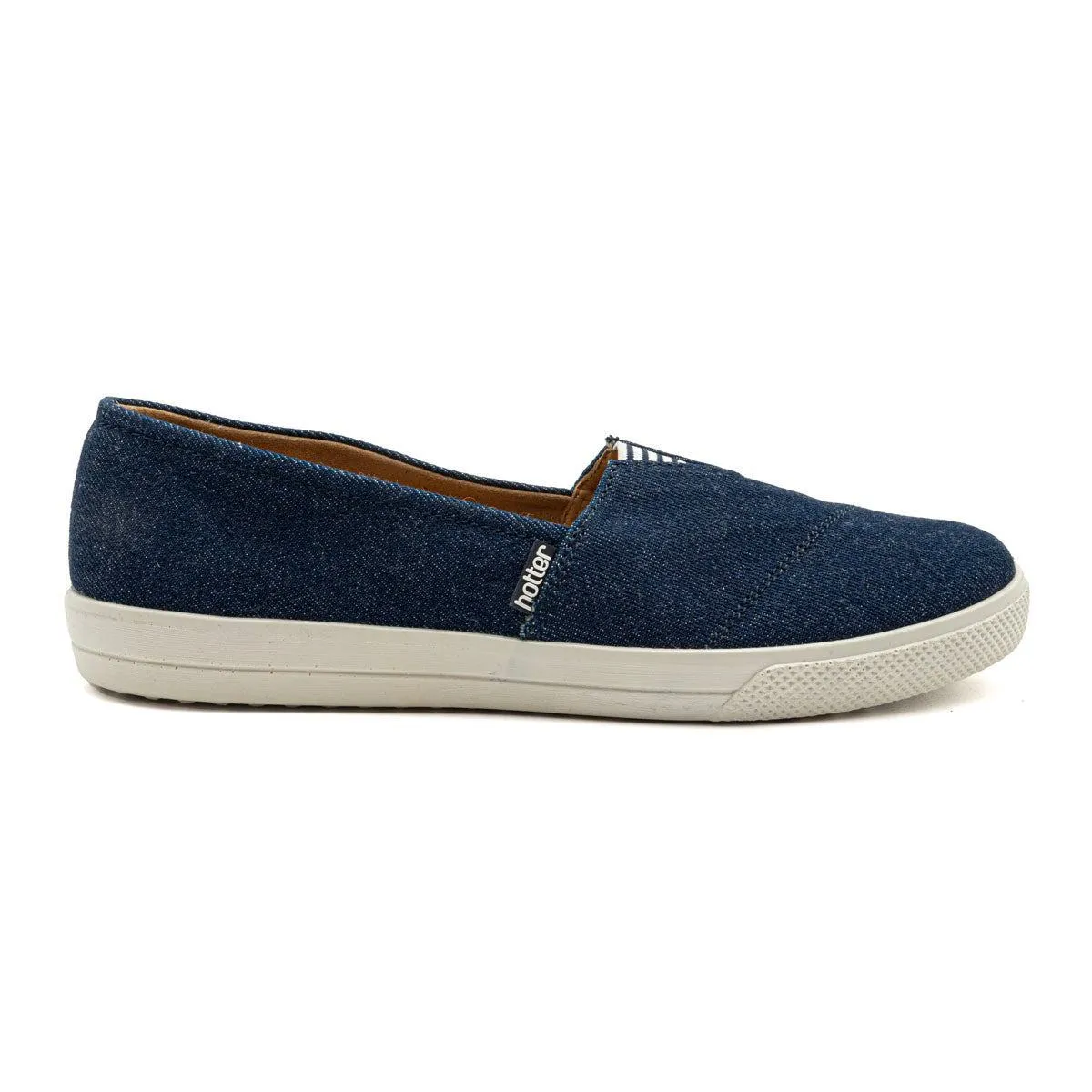 Hotter Comfort Concepts Laurel Loafers Fabric Blue Colour For Women