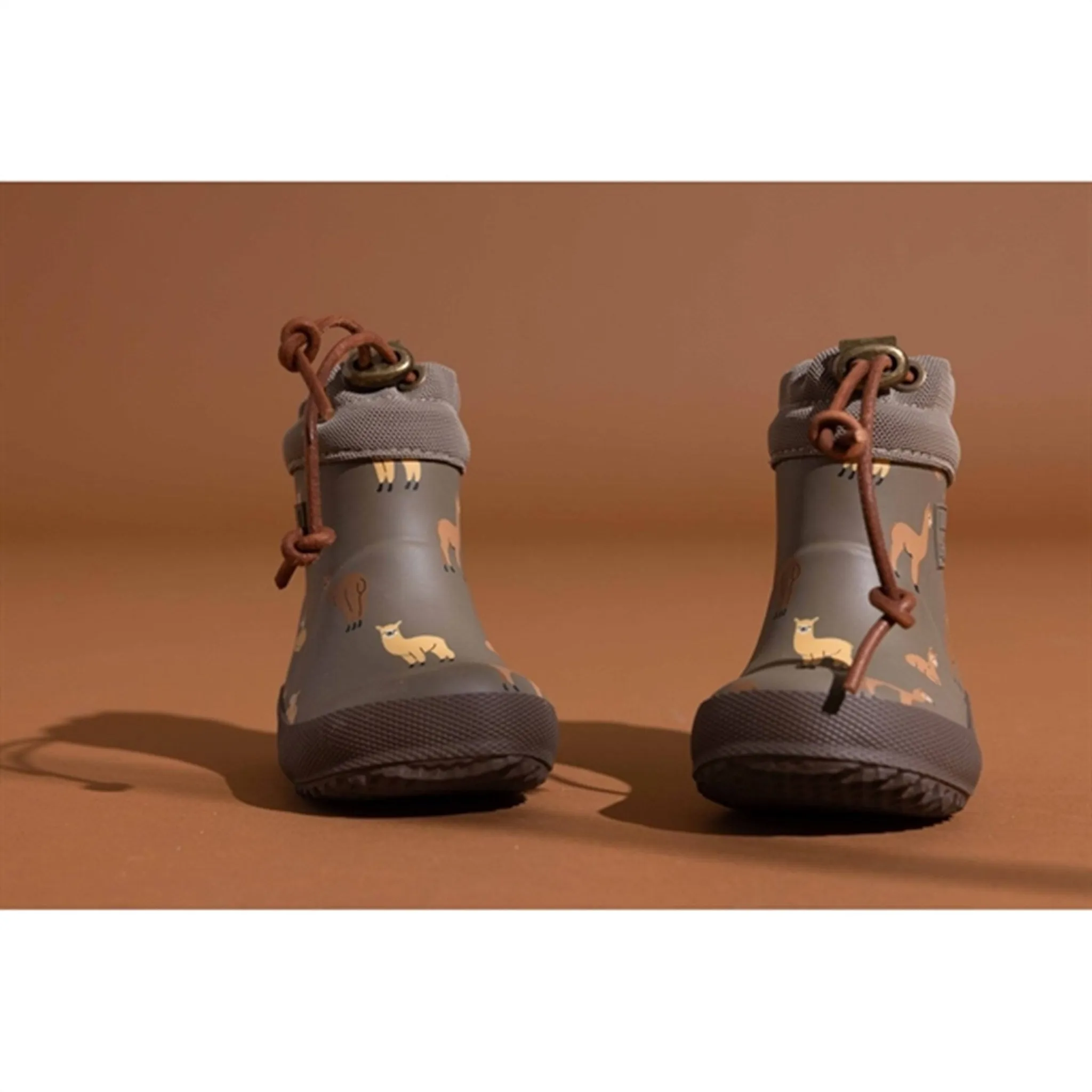 Huttelihut X Bisgaard Baby Thermo Rubber Boots Earth