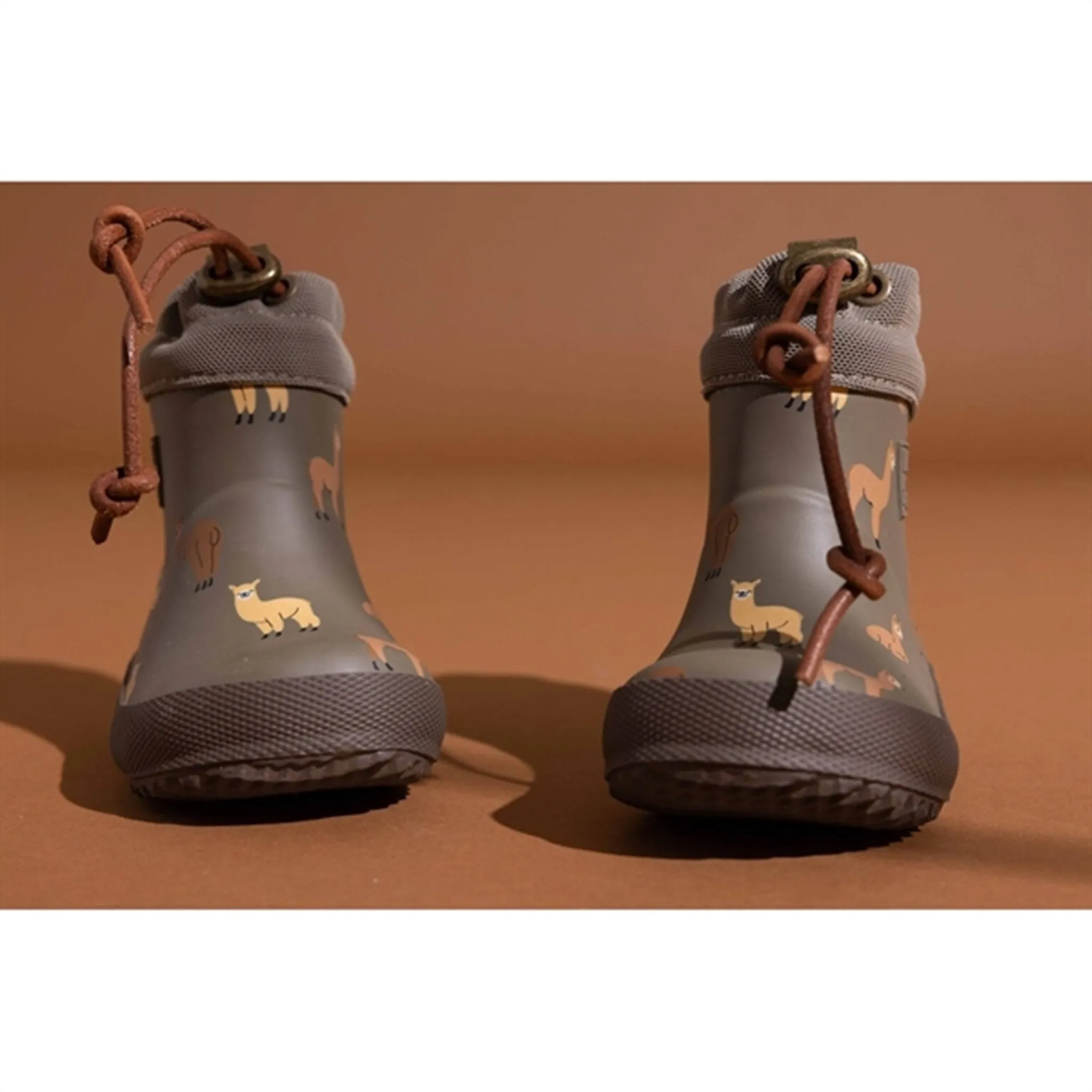 Huttelihut X Bisgaard Baby Thermo Rubber Boots Earth