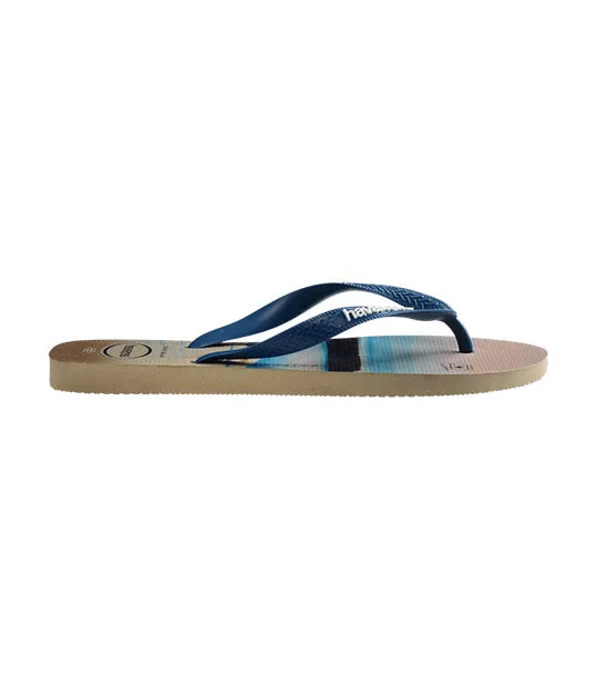 Hype Flip Flops Sand/Blue Comfy