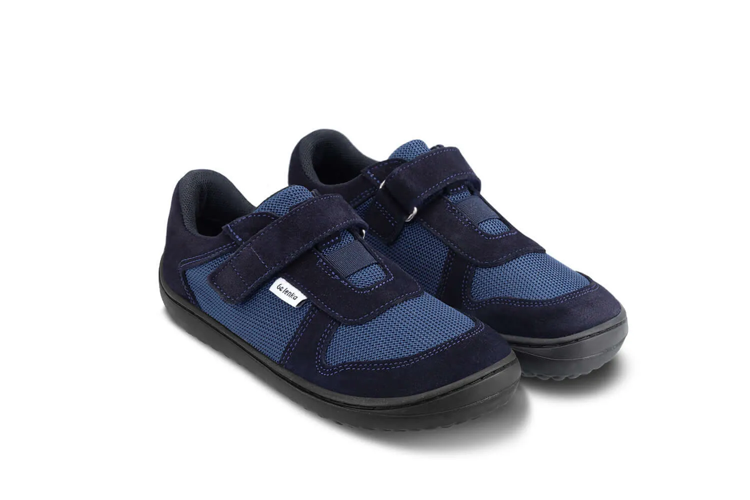 Kids barefoot sneakers Be Lenka Joy - Dark Blue & Black