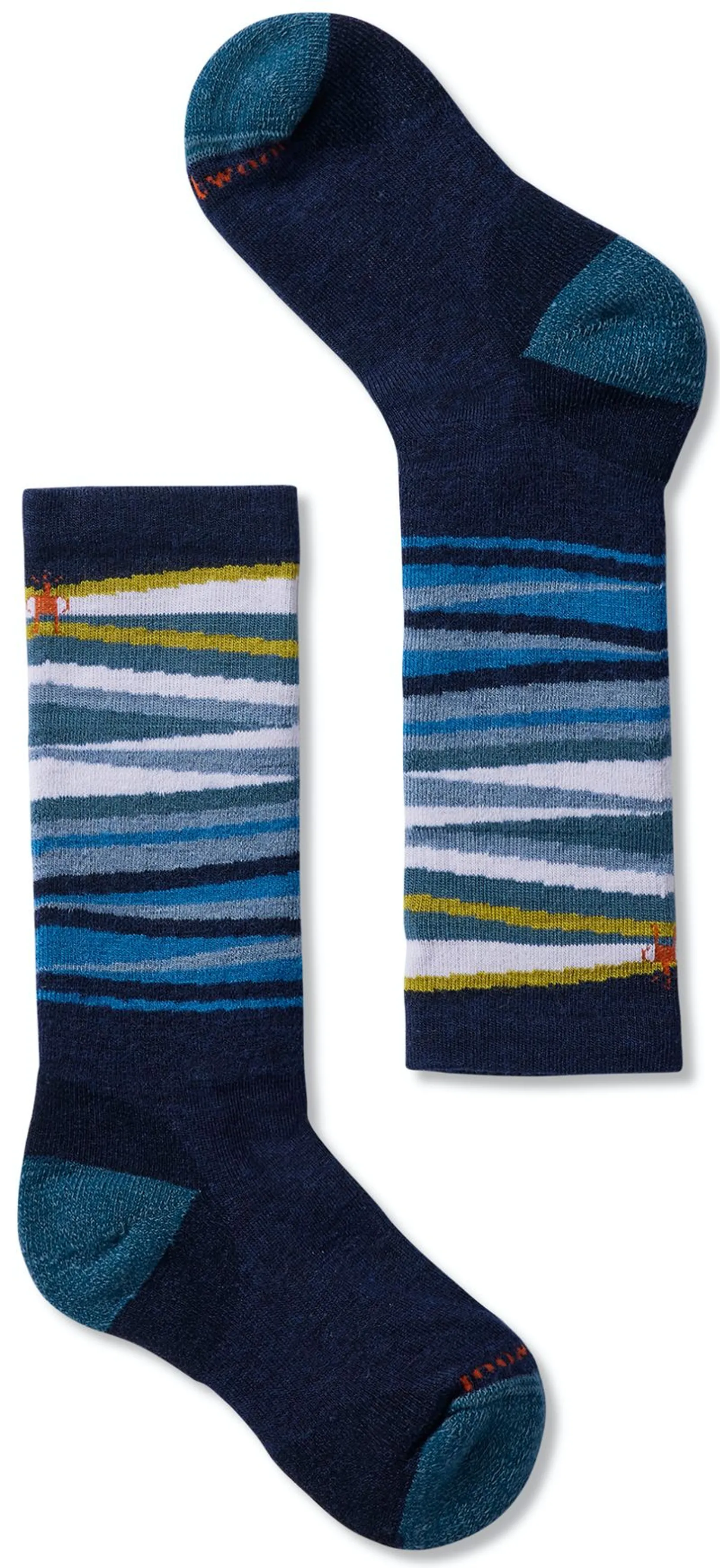 Kids' Wintersport Full Cushion Stripe Over The Calf Socks