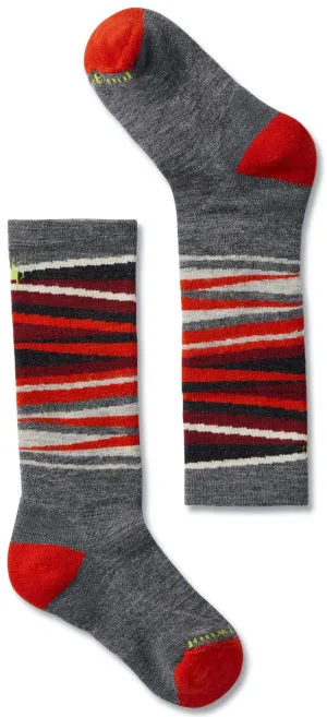 Kids' Wintersport Full Cushion Stripe Over The Calf Socks