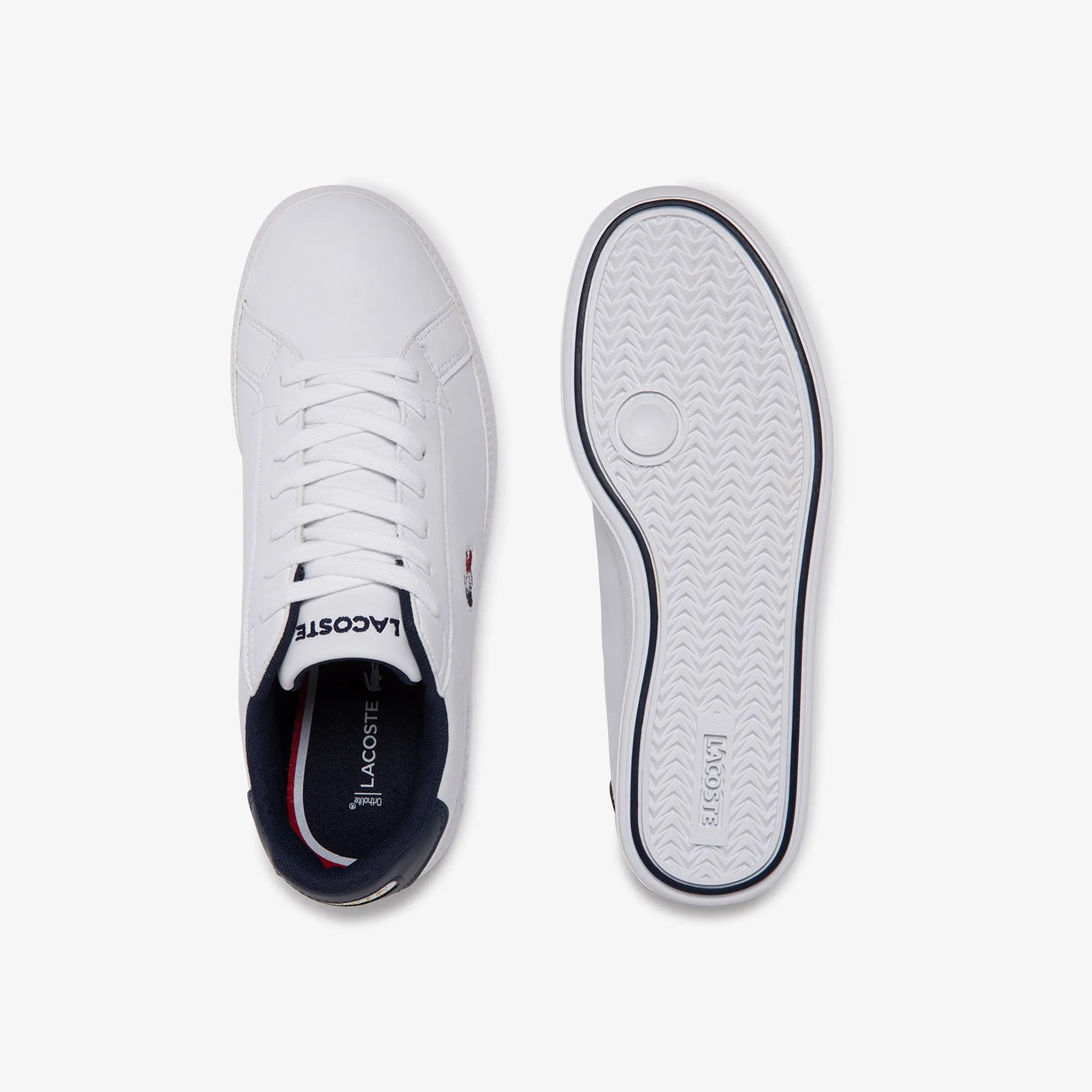 Lacoste Graduate Tri 1 Sfa Sneakers - White/Navy/Red