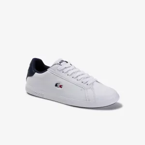 Lacoste Graduate Tri 1 Sfa Sneakers - White/Navy/Red