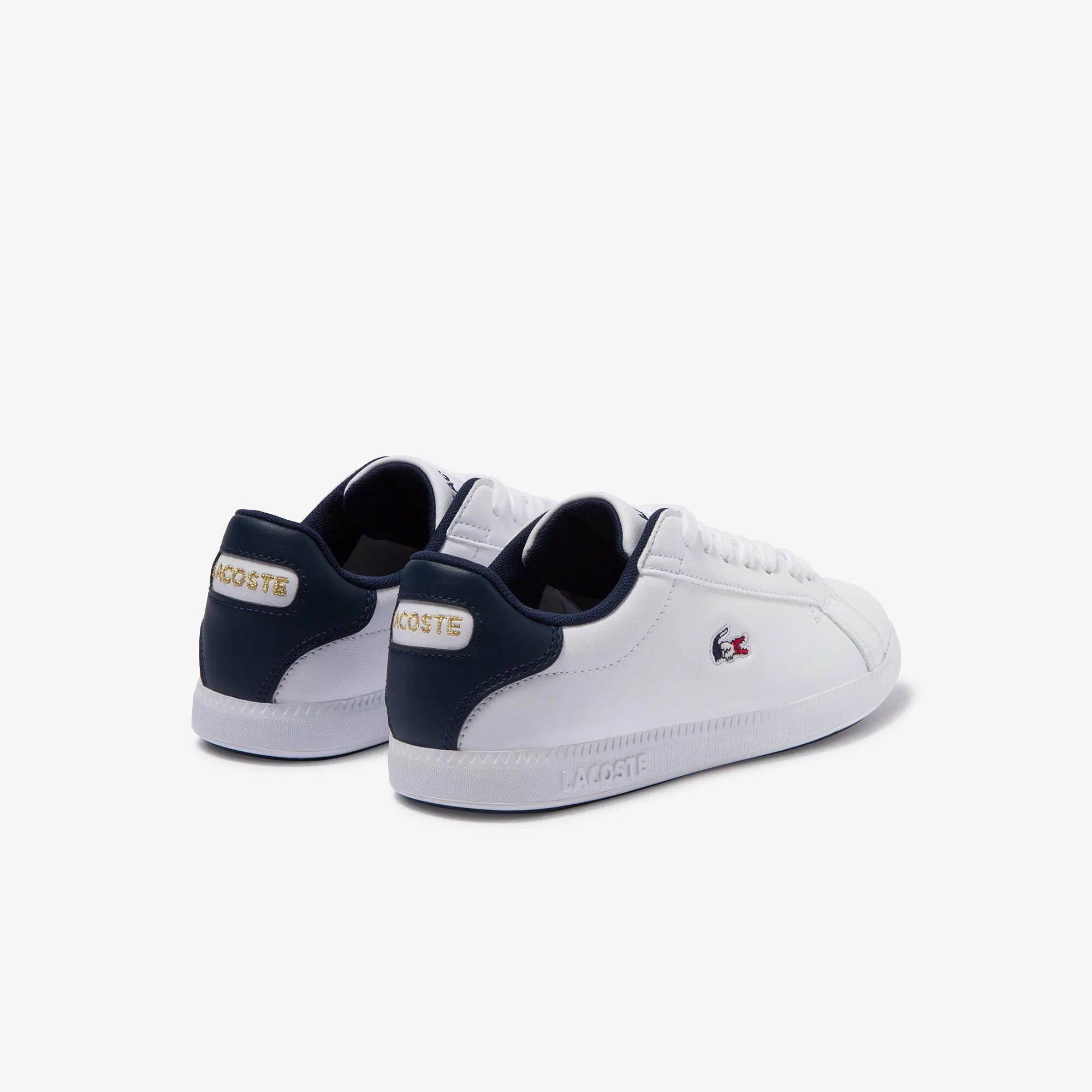 Lacoste Graduate Tri 1 Sfa Sneakers - White/Navy/Red