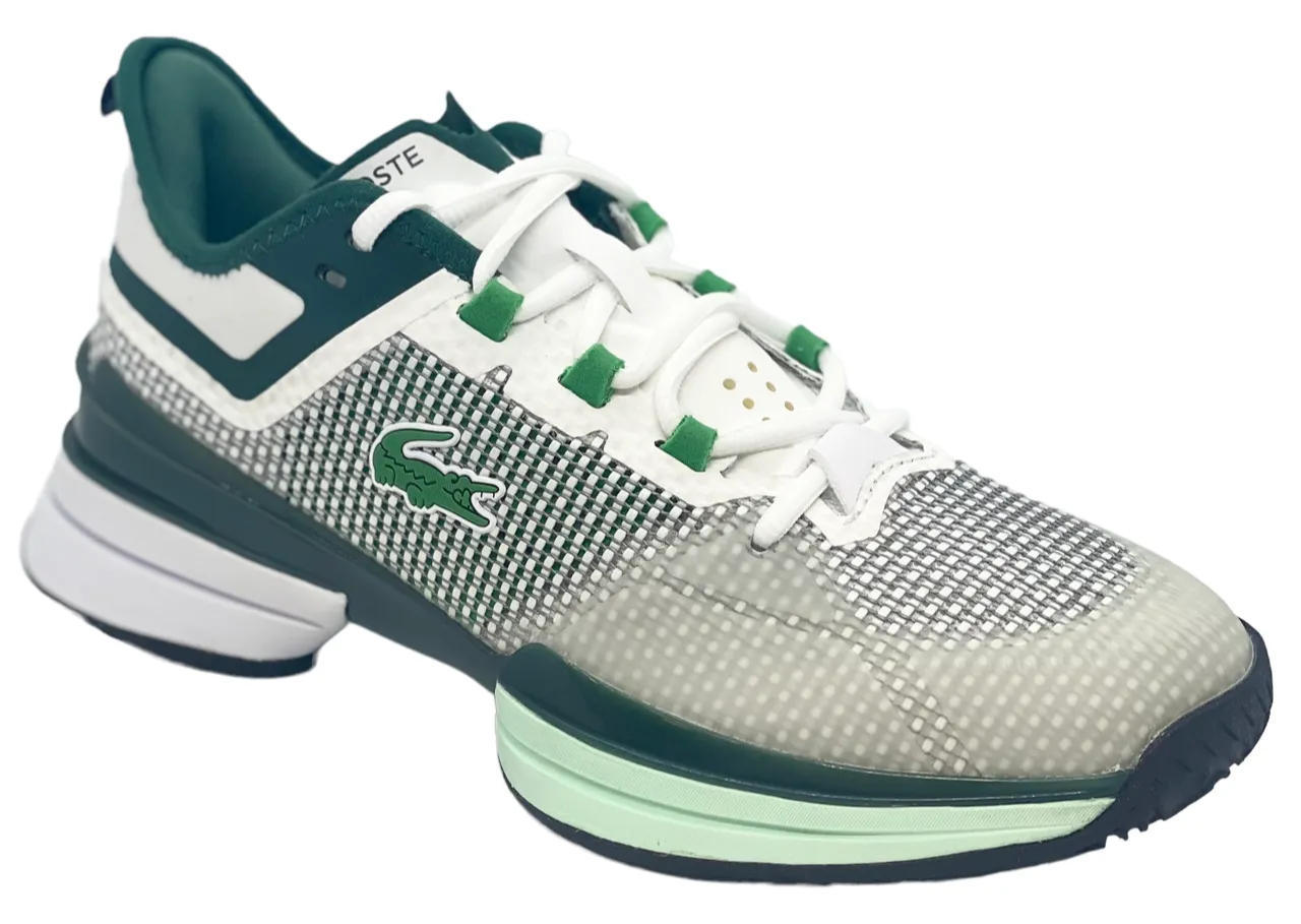 Lacoste Mens AG-LT 21 Ultra Tennis Shoes - White / Green - 7-42SMA0076082