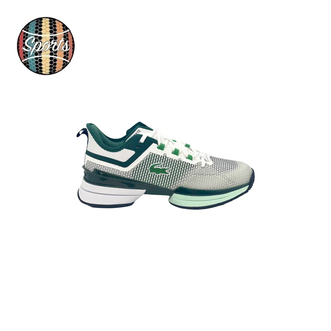 Lacoste Mens AG-LT 21 Ultra Tennis Shoes - White / Green - 7-42SMA0076082