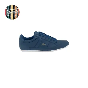 Lacoste Mens Chaymon Nappa Leather Shoes - Navy / White - 7-37CMA0094092