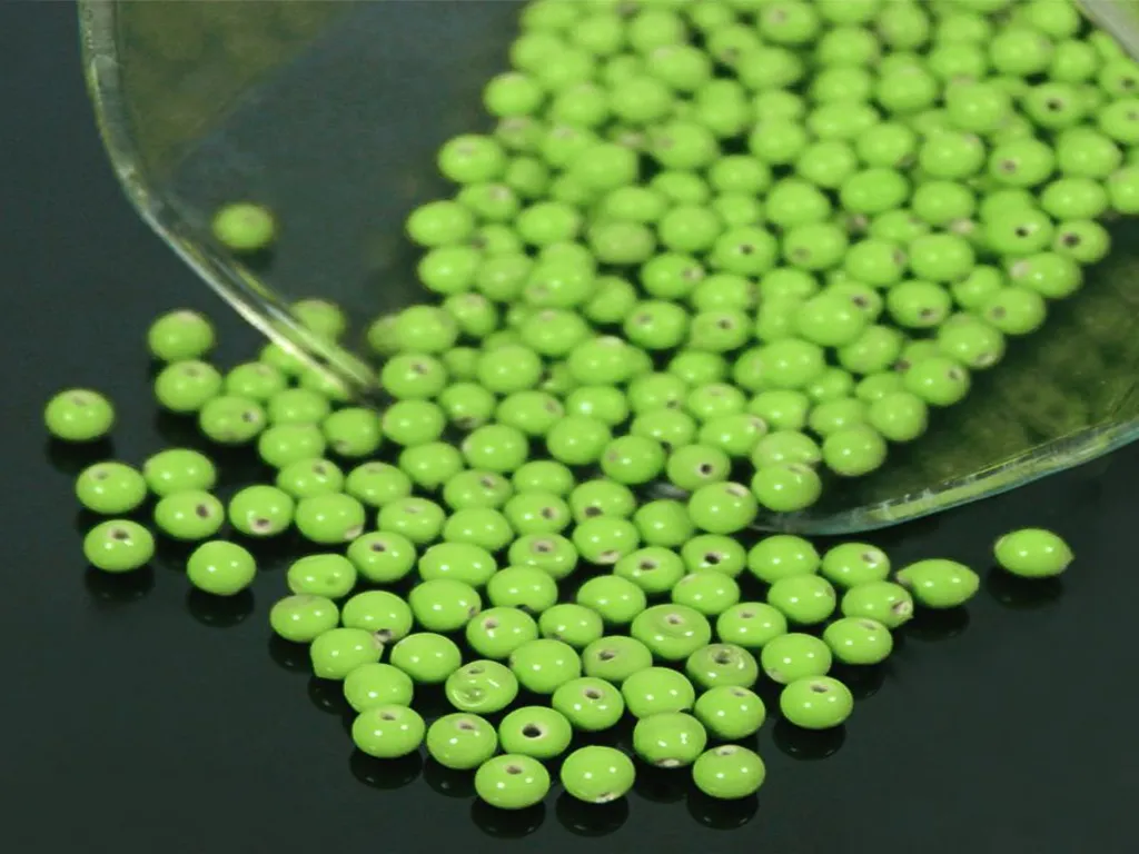 Light Green Spherical Ceramic Beads