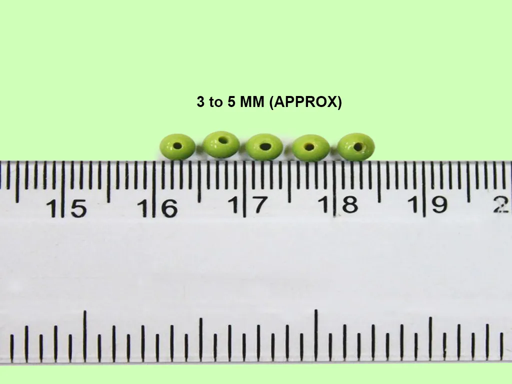 Light Green Spherical Ceramic Beads