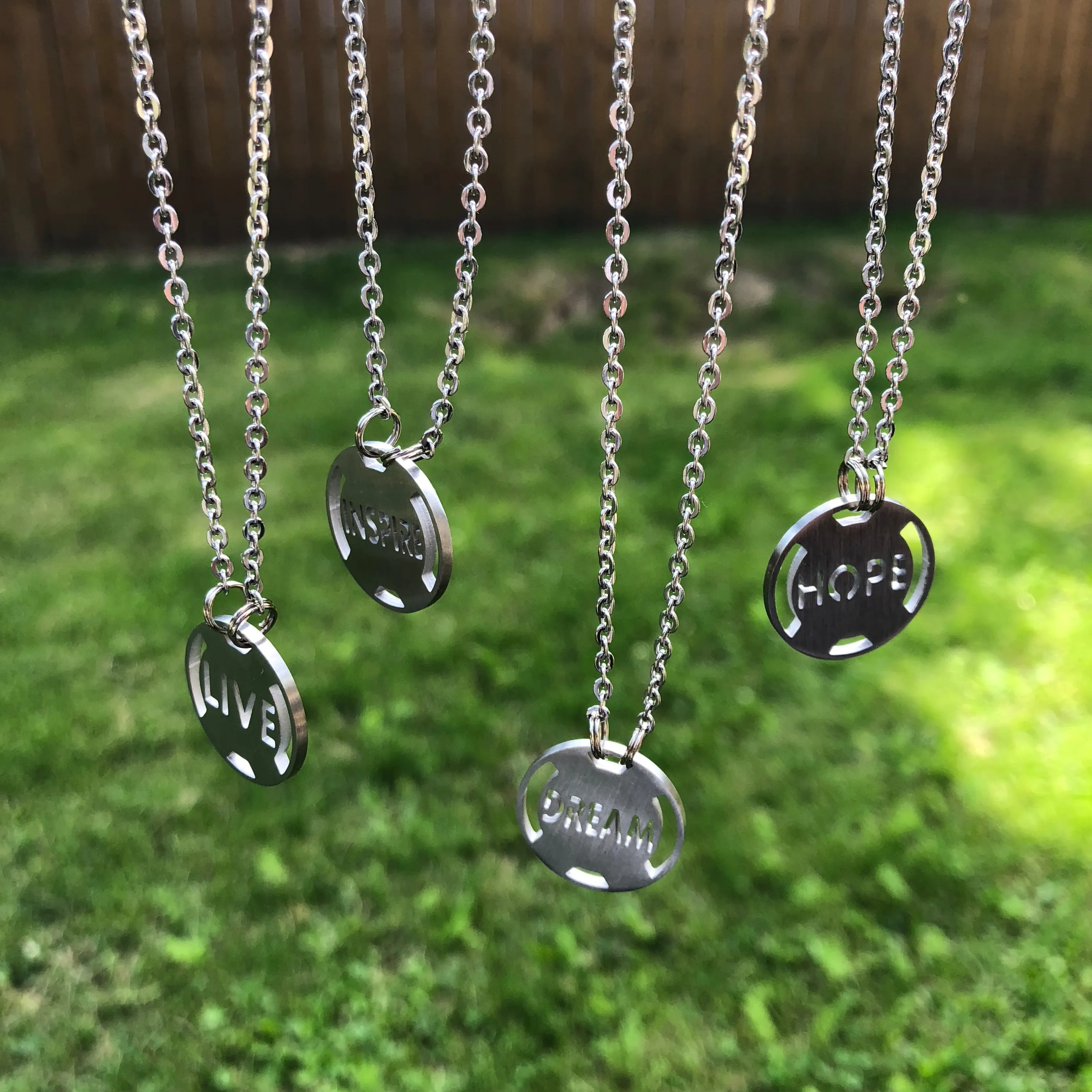 LIVE Necklace - Stainless Steel