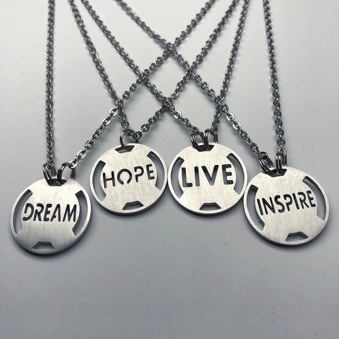 LIVE Necklace - Stainless Steel