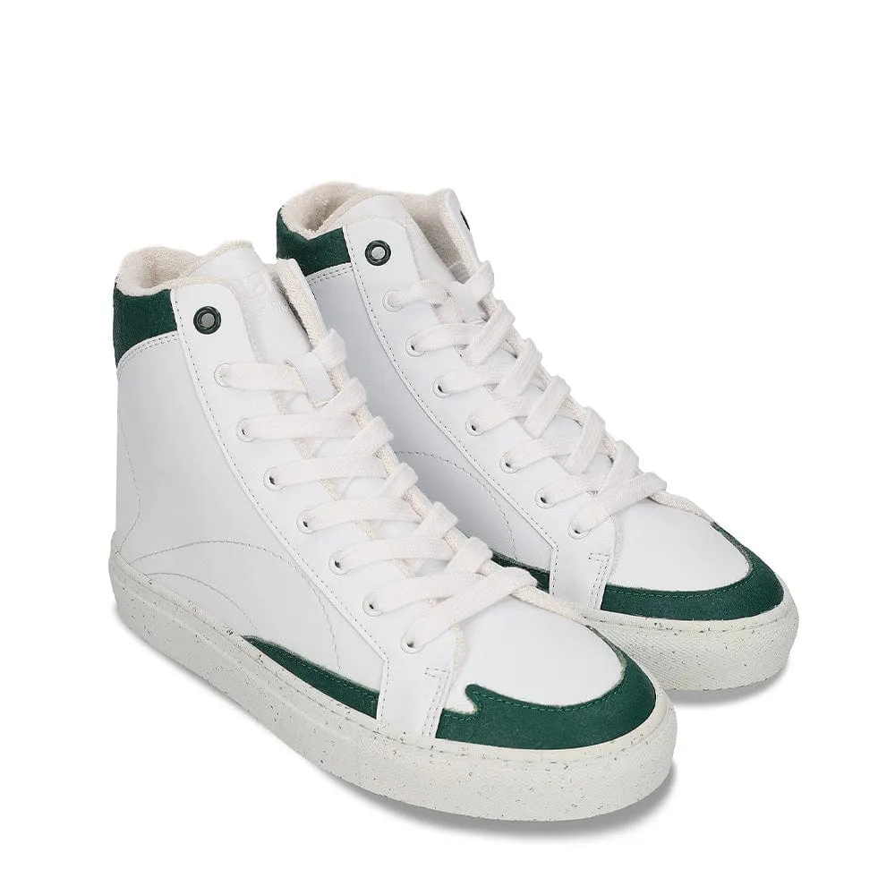 London Unisex Piñatex & Apple Leather Vegan Sneakers | Green