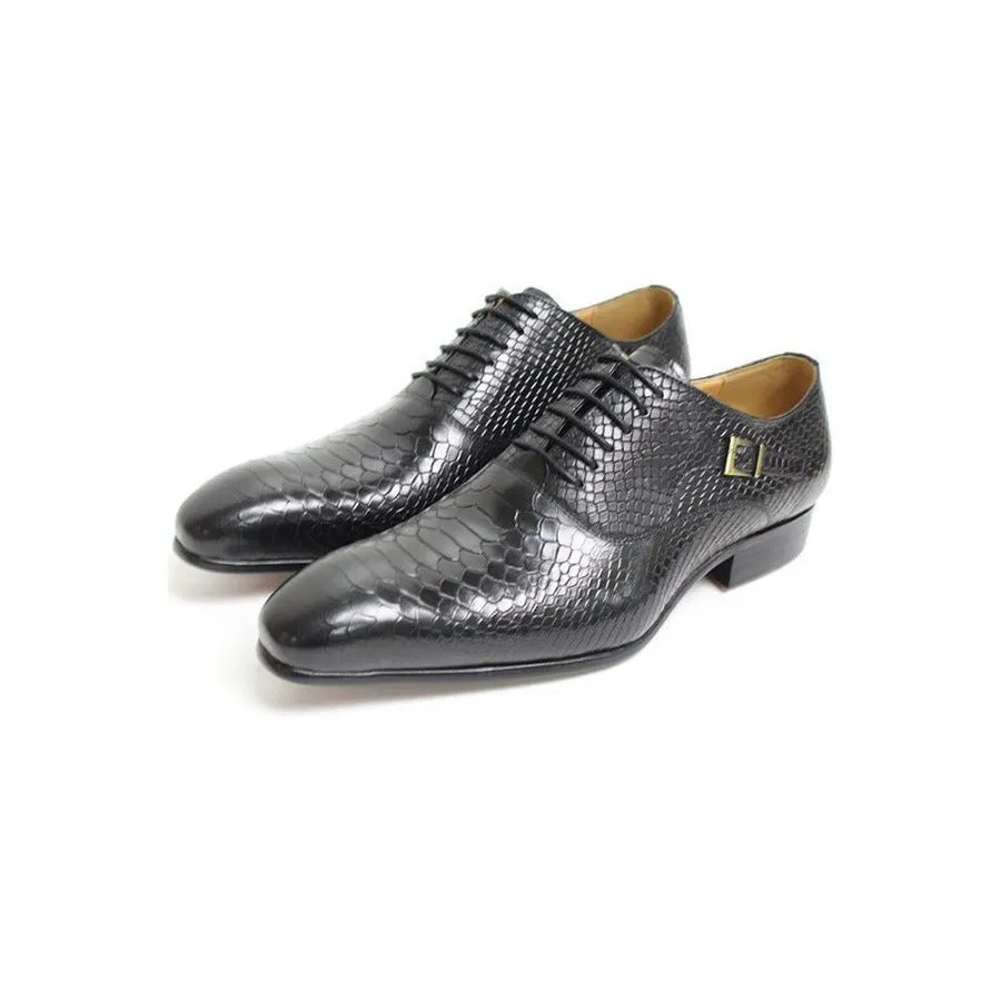 LuxeSnake Executive Oxford Business Shoes