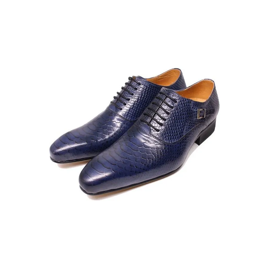 LuxeSnake Executive Oxford Business Shoes