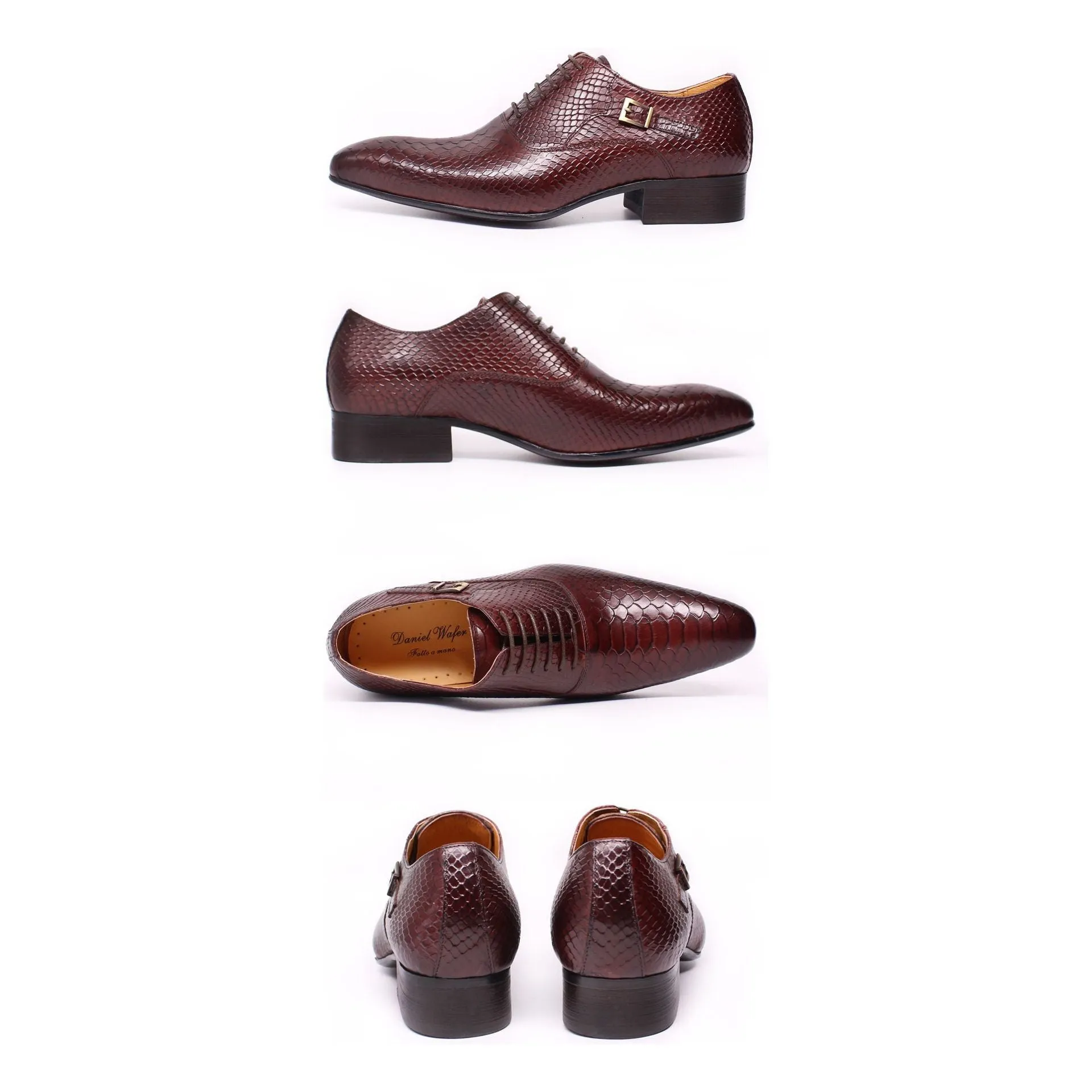 LuxeSnake Executive Oxford Business Shoes