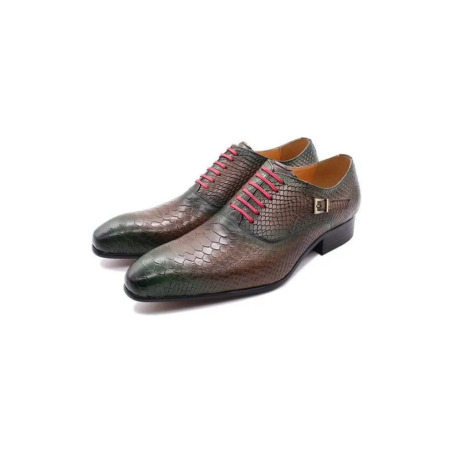 LuxeSnake Executive Oxford Business Shoes