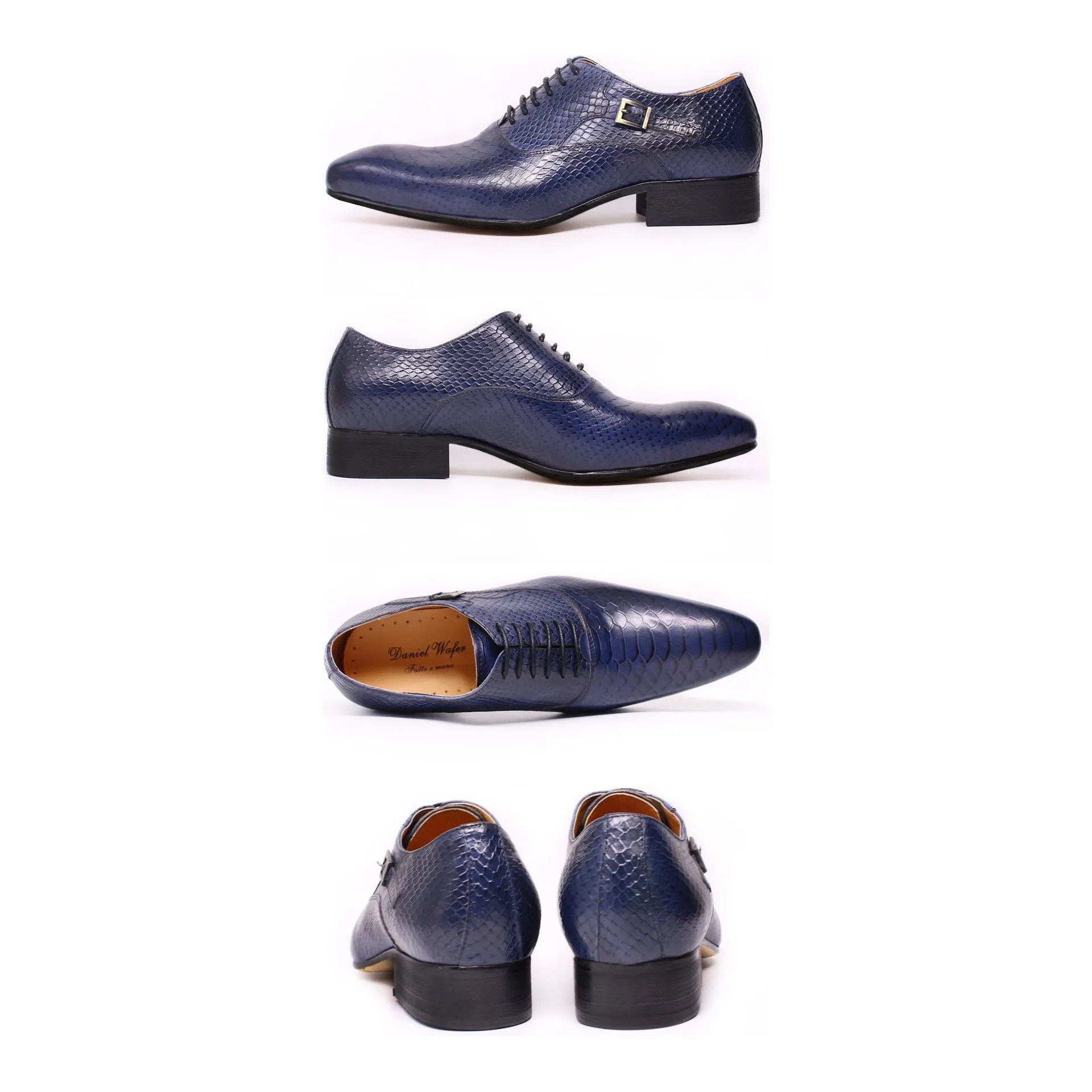 LuxeSnake Executive Oxford Business Shoes