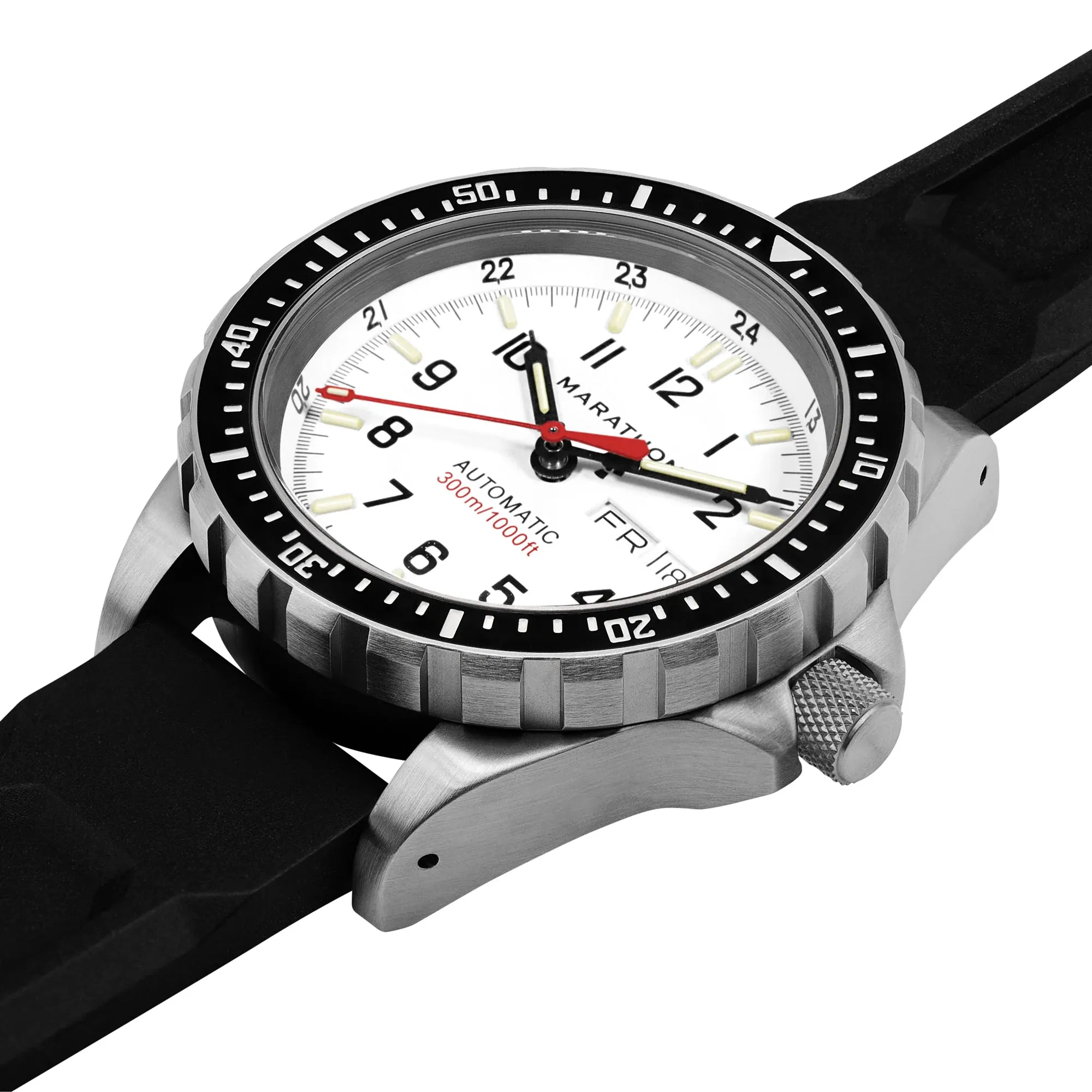 MARATHON ARCTIC EDITION JUMBO DAY/DATE AUTOMATIC (JDD) WITH RUBBER STRAP - 46MM