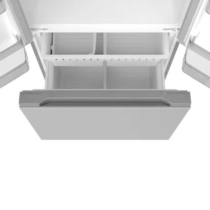 Marathon MFF180WFD 18 cu.ft. French Door Bottom Mount Frost Free Refrigerator in White