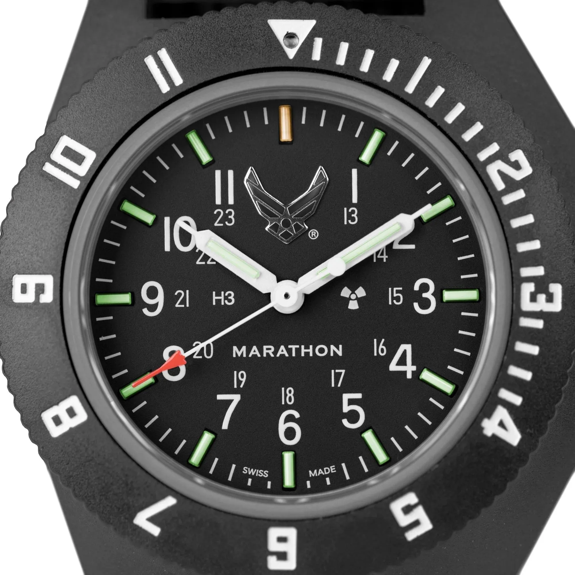 Marathon Official USAF™ Pilot's Navigator - 41mm US Air Force Marked Ballistic Nylon Black WW194001BK-USAF