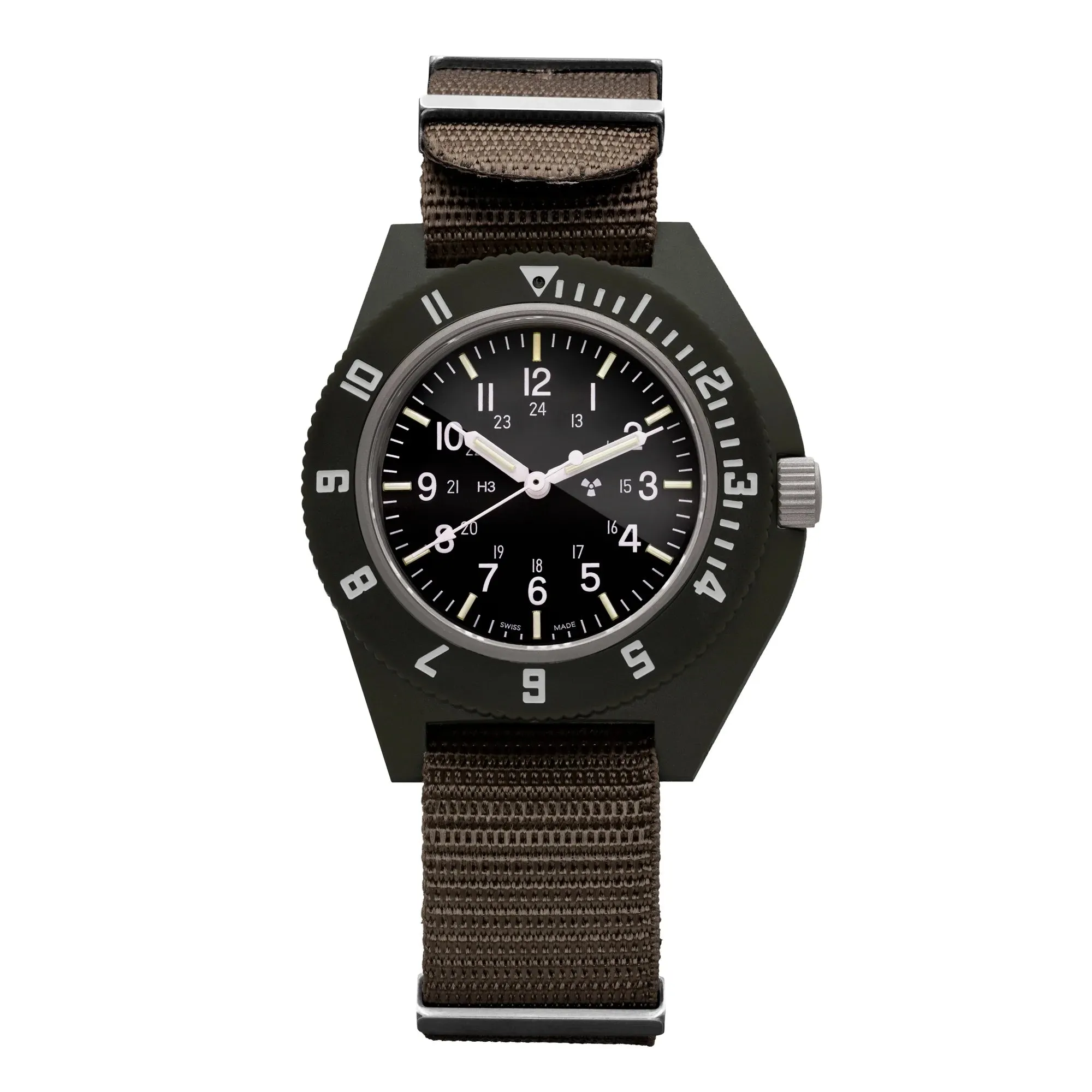 MARATHON PILOT'S NAVIGATOR - NO DATE - 41MM - SAGE - NO GOVERNMENT MARK