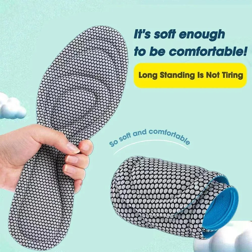 Memory Foam Insoles with Antibacterial Technology for Enhanced Comfort and Support