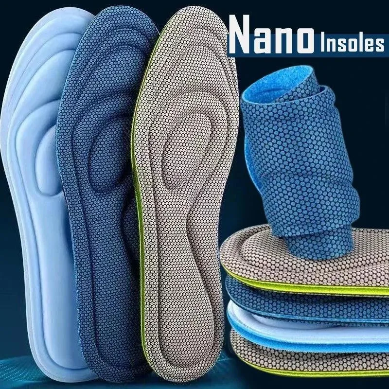 Memory Foam Insoles with Antibacterial Technology for Enhanced Comfort and Support