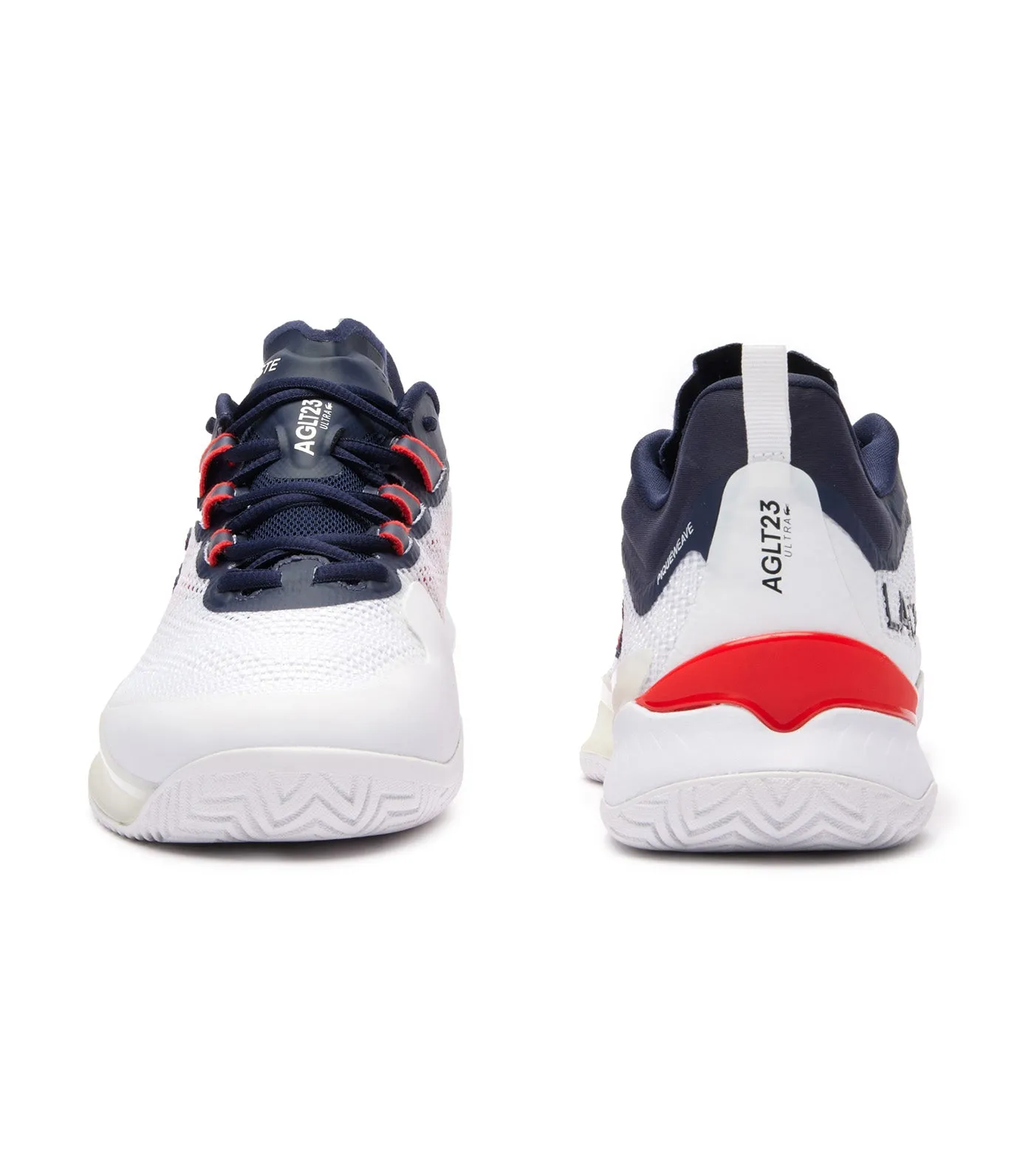 Men's AG-LT23 Ultra Textile Tennis Shoes White/Navy/Red