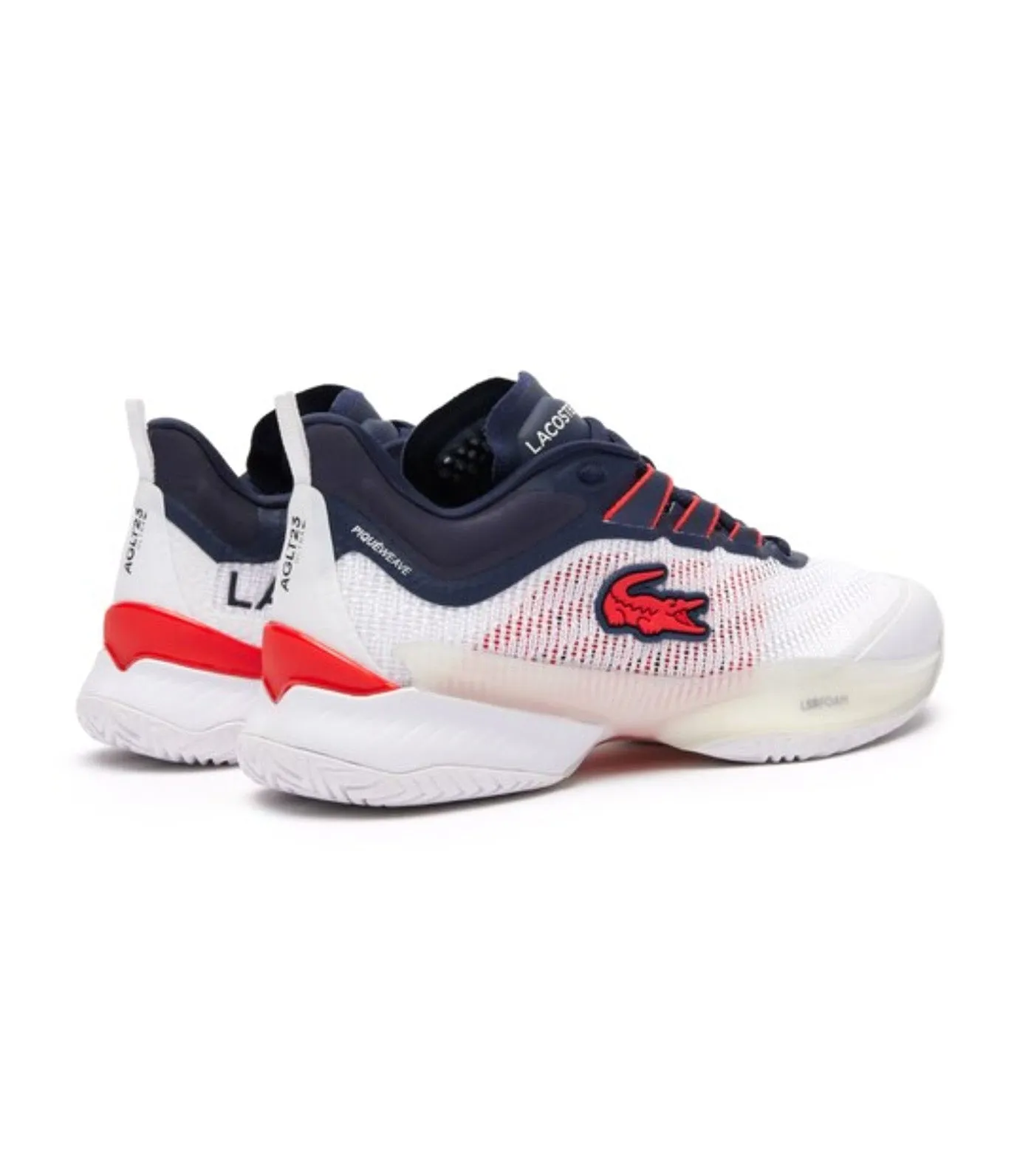 Men's AG-LT23 Ultra Textile Tennis Shoes White/Navy/Red